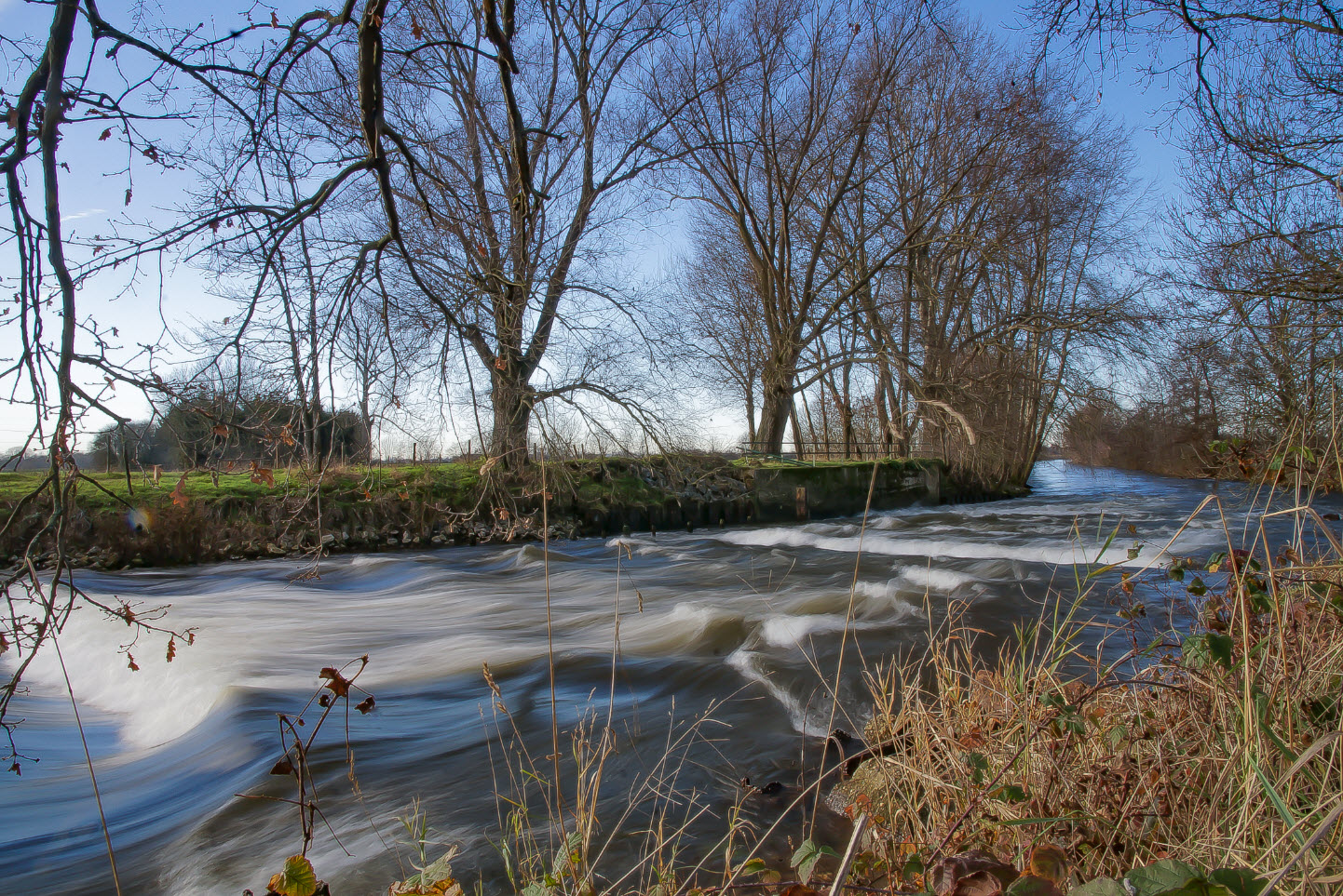 Viel Wasser in der Rur